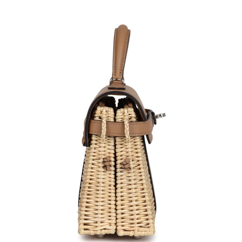 Hermes Mini Picnic Kelly 20 Chai Swift Palladium Hardware - Image 3
