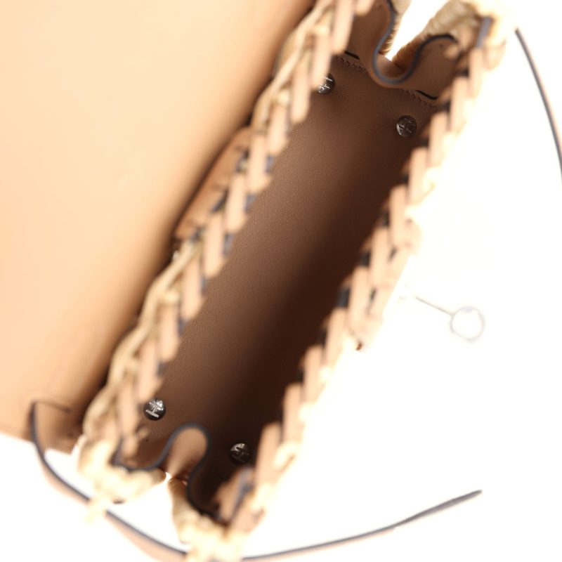 Hermes Mini Picnic Kelly 20 Chai Swift Palladium Hardware - Image 6