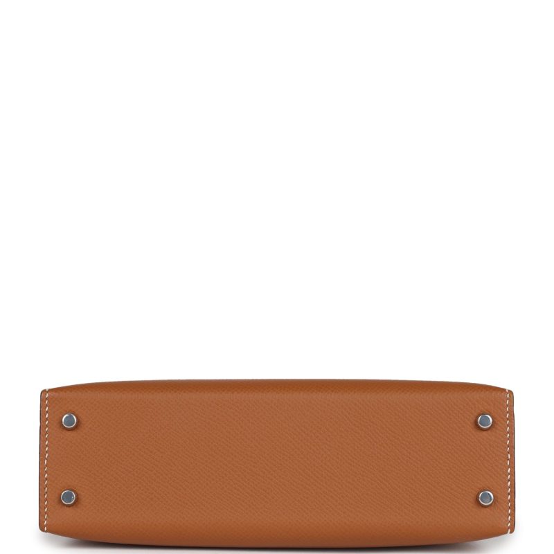 Hermes Kelly Sellier 20 Gold Epsom Palladium Hardware - Image 5