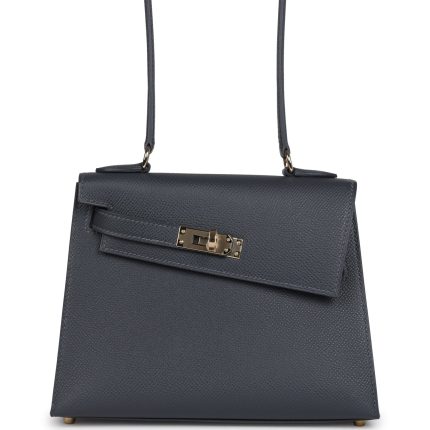 Hermes Kelly Sellier En Desordre 20 Ardoise Epsom Permabrass Hardware