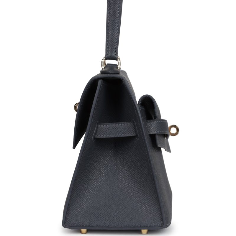 Hermes Kelly Sellier En Desordre 20 Ardoise Epsom Permabrass Hardware - Image 5