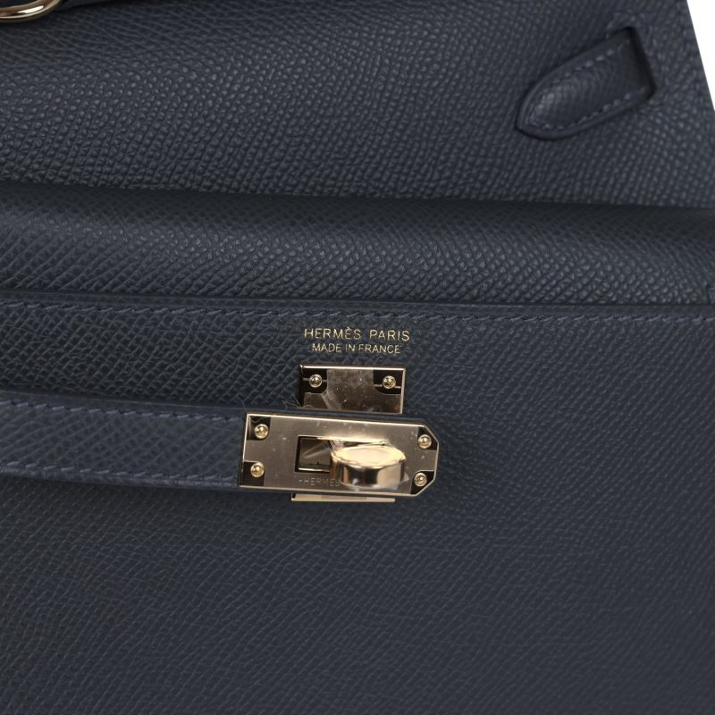 Hermes Kelly Sellier En Desordre 20 Ardoise Epsom Permabrass Hardware - Image 8