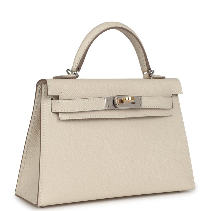 Hermes Kelly Sellier 20 Craie Epsom Electrum Hardware - Image 2