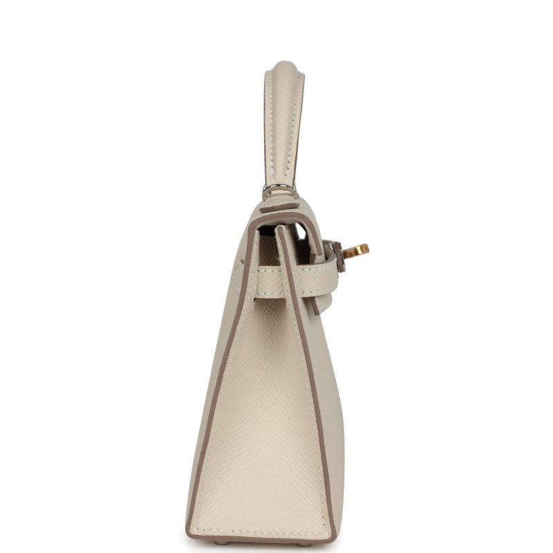 Hermes Kelly Sellier 20 Craie Epsom Electrum Hardware - Image 3