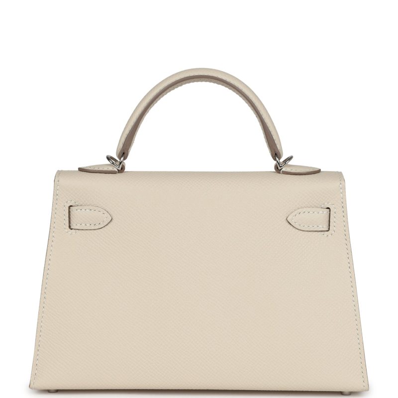 Hermes Kelly Sellier 20 Craie Epsom Electrum Hardware - Image 4