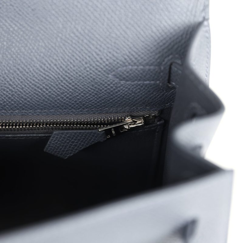 Hermes Kelly Sellier 25 Ardoise Epsom Electrum Hardware - Image 8