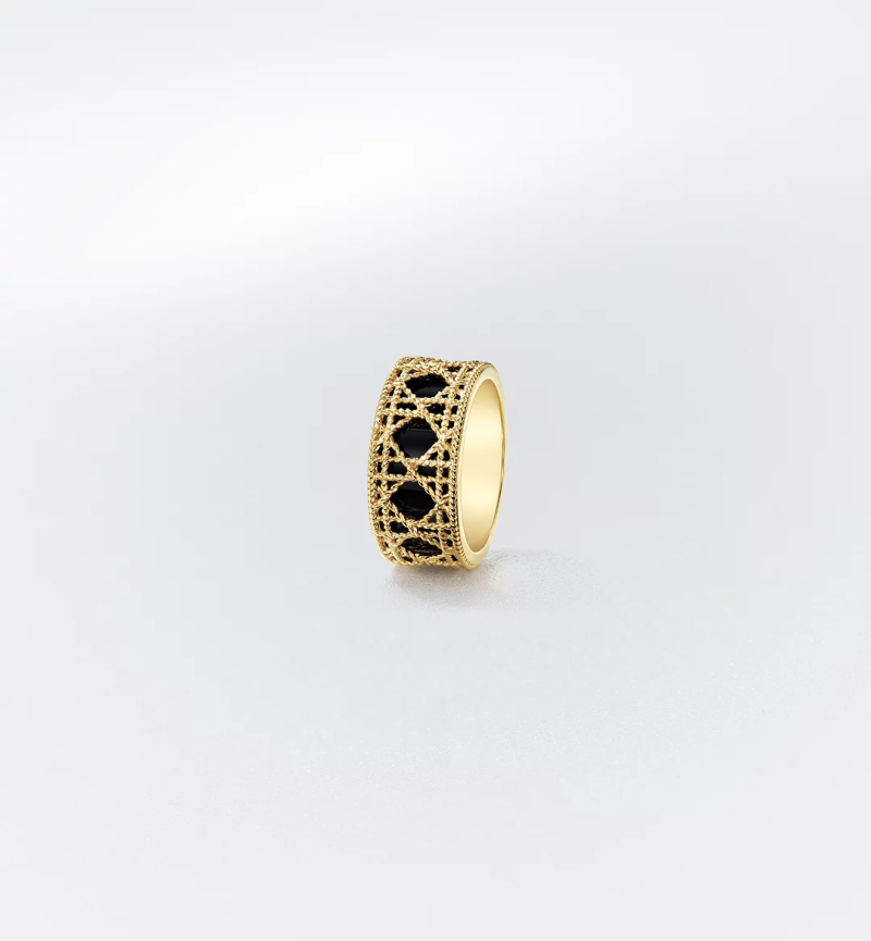 My Dior Ring Yellow Gold and Black Lacquer - Image 2
