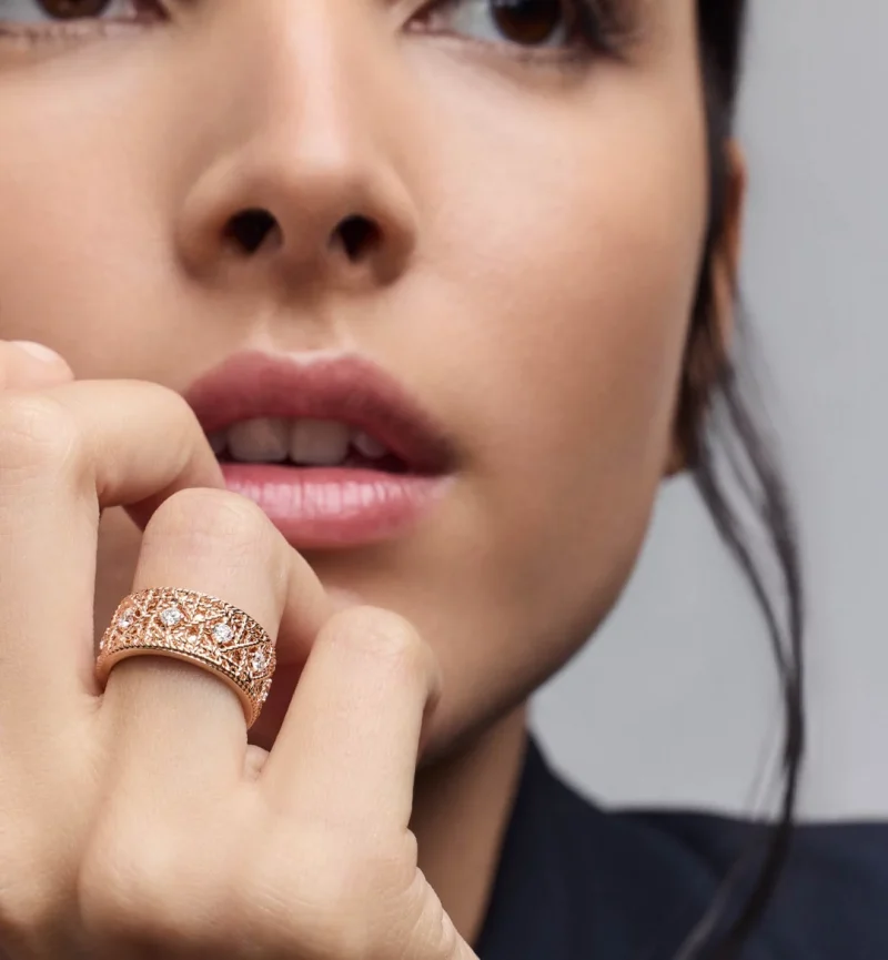 My Dior Ring Pink Gold and Diamonds - Image 4