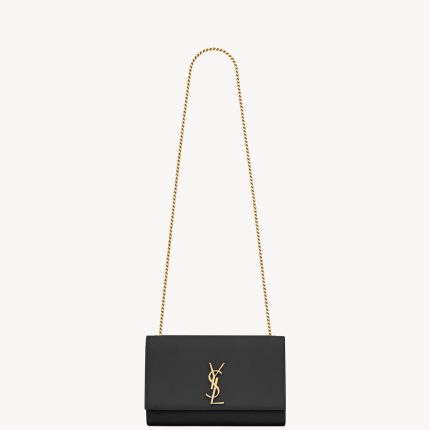 YSL Kate Medium in Grain De Poudre Embossed Leather