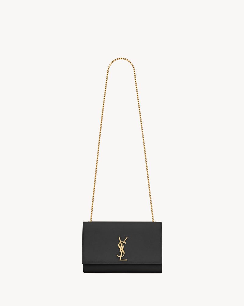 YSL Kate Medium in Grain De Poudre Embossed Leather