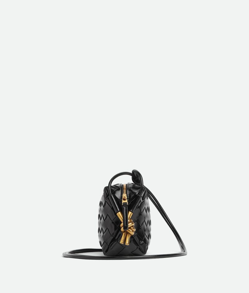 Bottega Veneta Mini Ring Camera Bag – Polished Leather - Image 2