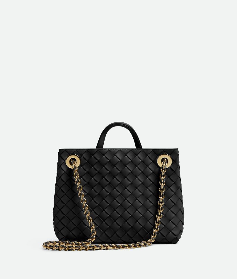 Bottega Veneta Small Andiamo With Chain - Image 4