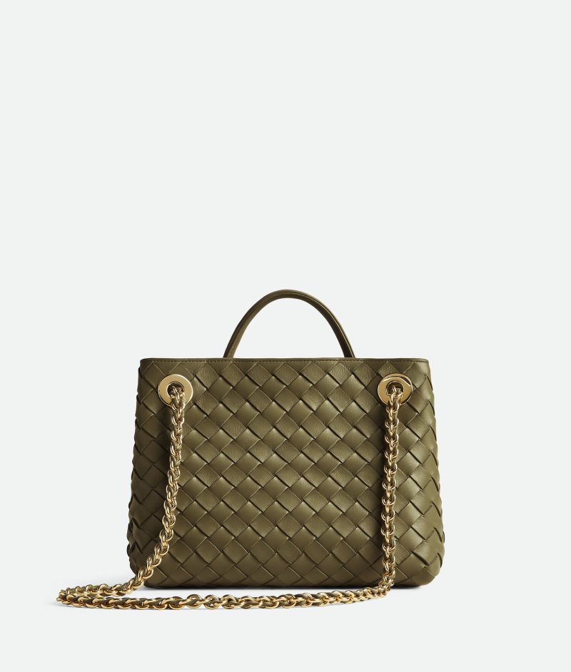Bottega Veneta Small Andiamo With Chain - Image 4