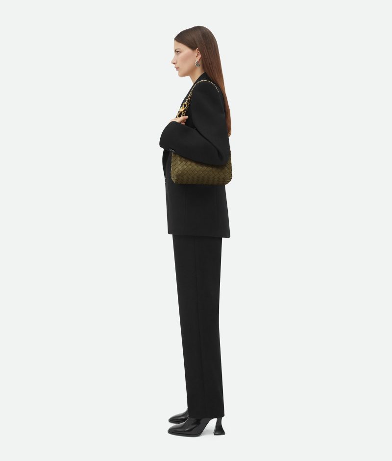 Bottega Veneta Small Andiamo With Chain - Image 5