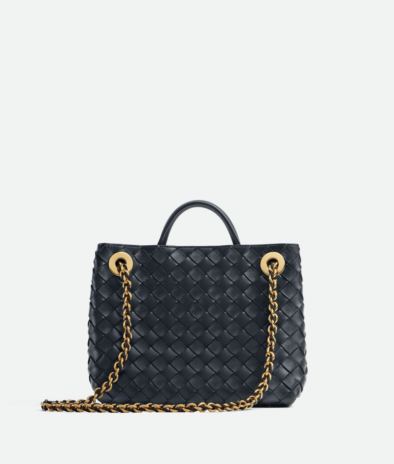 Bottega Veneta Small Andiamo With Chain - Image 4