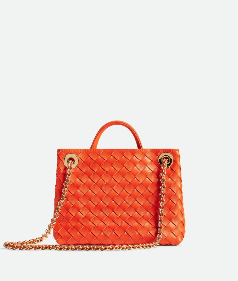 Bottega Veneta Small Andiamo With Chain - Image 5