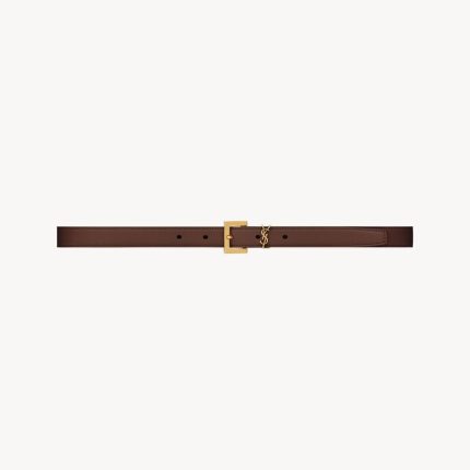 cassandre thin belt in smooth leather