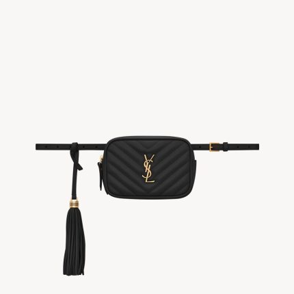 lou belt bag in quilted leather