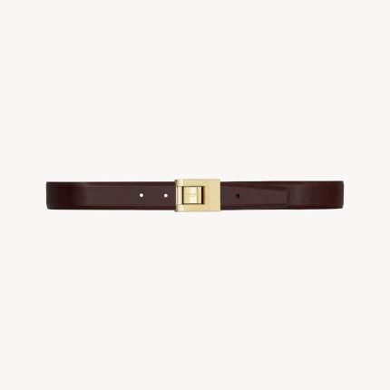 la 76 belt in smooth leather