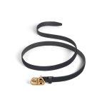 Women’s Bb Super Thin Belt in Black