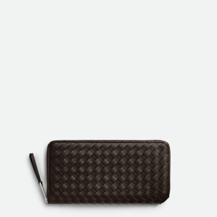 Intrecciato Piccolo Zip Around Wallet