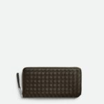 Intrecciato Piccolo Zip Around Wallet