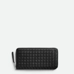Intrecciato Piccolo Zip Around Wallet