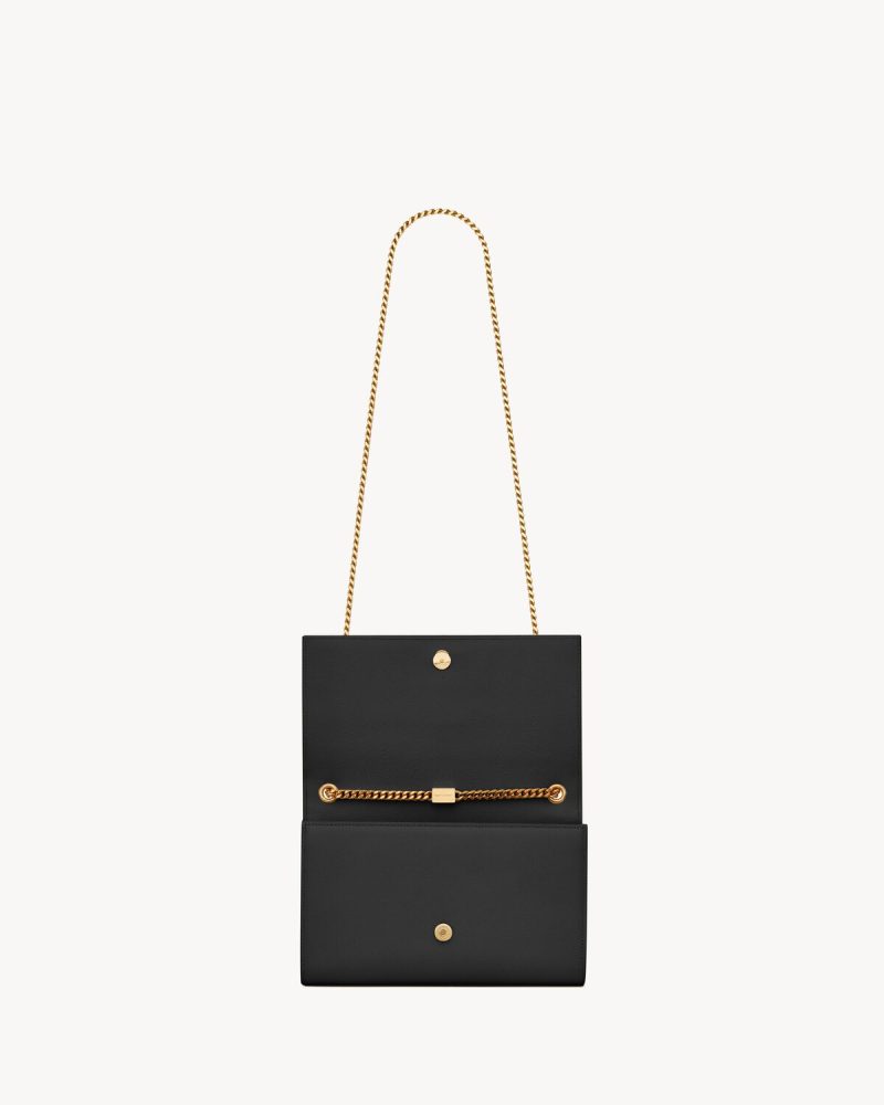 YSL Kate Medium in Grain De Poudre Embossed Leather - Image 3