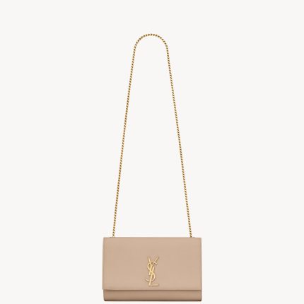 YSL Kate Medium in Grain De Poudre Embossed Leather