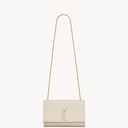 YSL Kate Medium in Grain De Poudre Embossed Leather