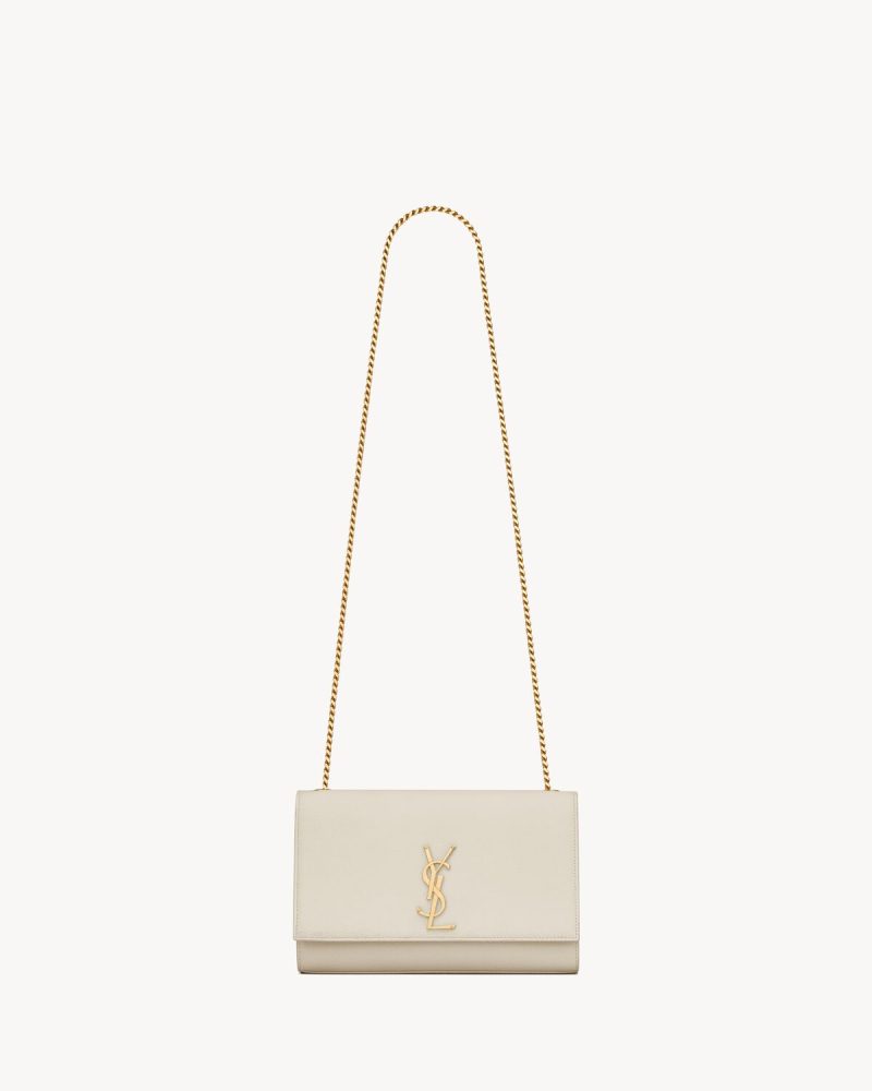 YSL Kate Medium in Grain De Poudre Embossed Leather
