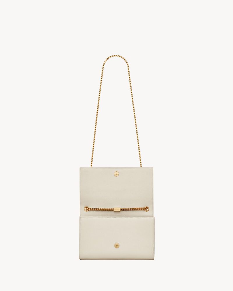 YSL Kate Medium in Grain De Poudre Embossed Leather - Image 3