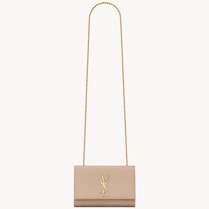 YSL Kate Small in Grain De Poudre Embossed Leather