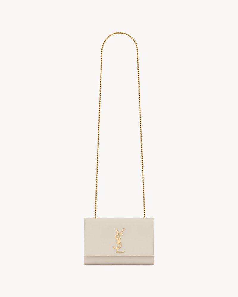 YSL Kate Small in Grain De Poudre Embossed Leather