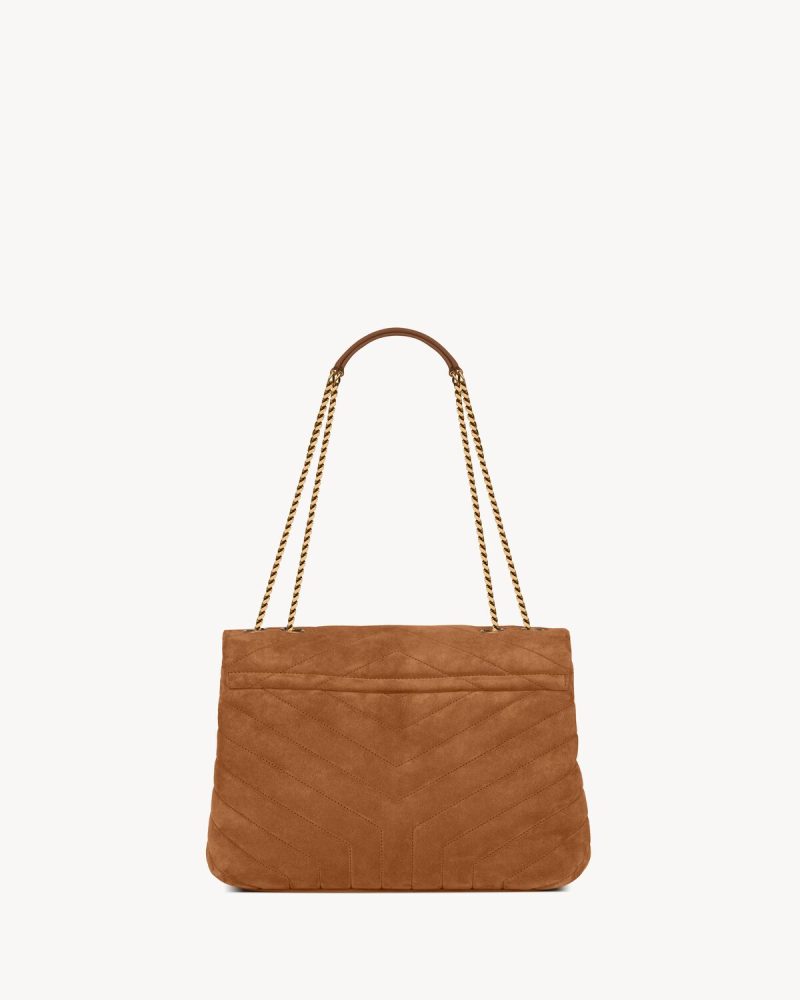 YSL Loulou Medium in Quilted Suede - Image 5