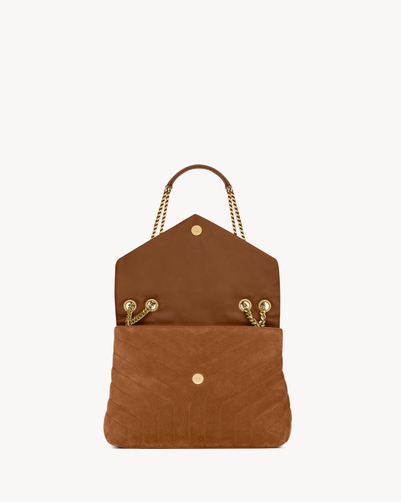 YSL Loulou Medium in Quilted Suede - Image 3