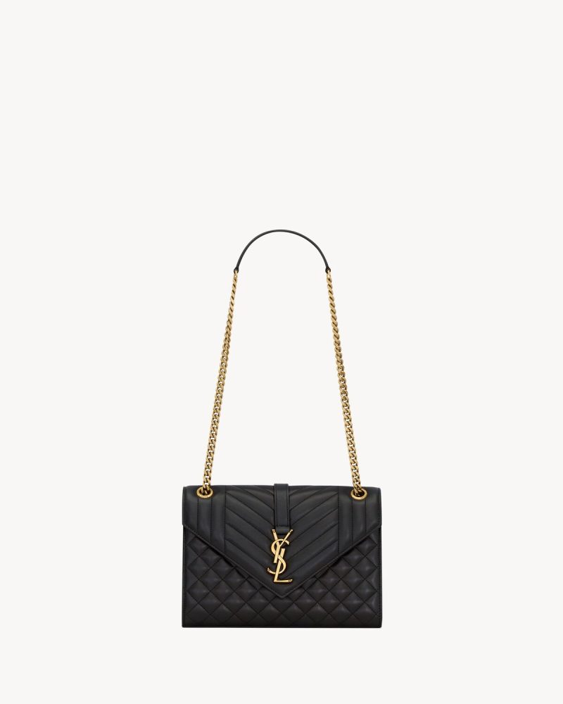 YSL ENVELOPE Medium in MATELASSé Lambskin