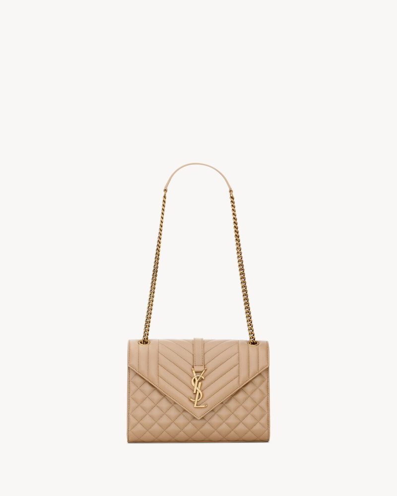 YSL ENVELOPE Medium in MATELASSé Lambskin