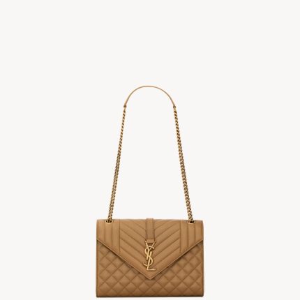 YSL ENVELOPE Medium in MATELASSé Lambskin