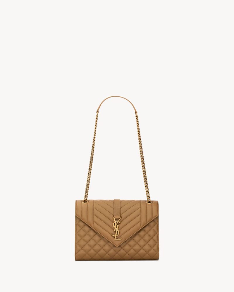YSL ENVELOPE Medium in MATELASSé Lambskin