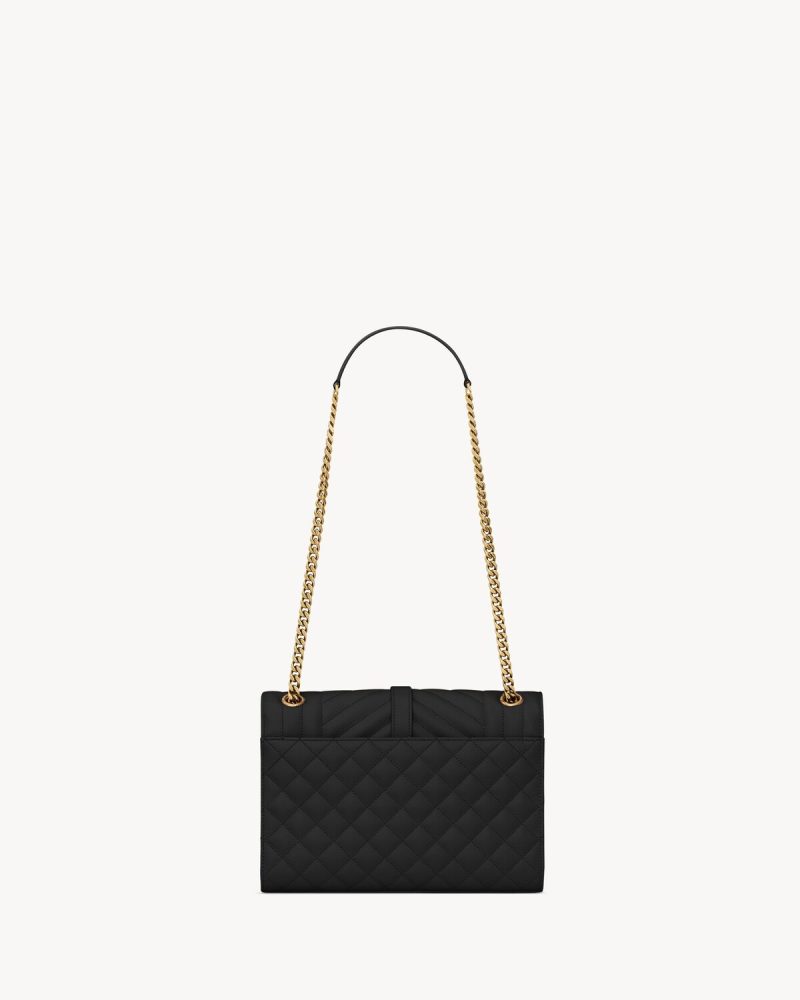 Ysl Envelope Medium in Quilted Grain De Poudre Embossed Leather - Image 5