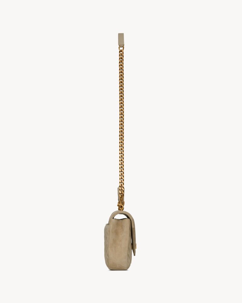 YSL College Medium in Quilted Suede - Image 5