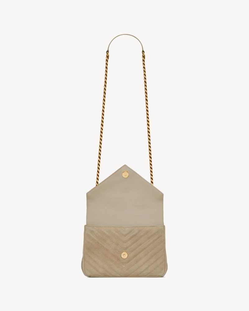 YSL College Medium in Quilted Suede - Image 4