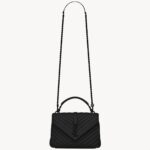 YSL College Medium in Quilted Leather