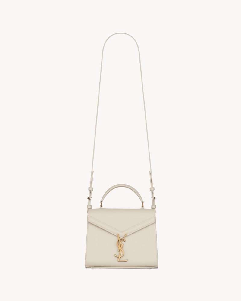 Cassandra Mini Top Handle Bag In Grain De Poudre Embossed Leather - Image 2