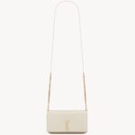 YSL Cassandre Phone Holder in Smooth Leather