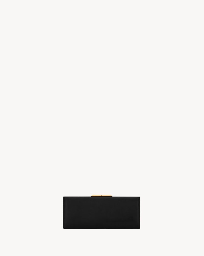 YSL Midnight Small Clutch In Smooth Leather - Image 3