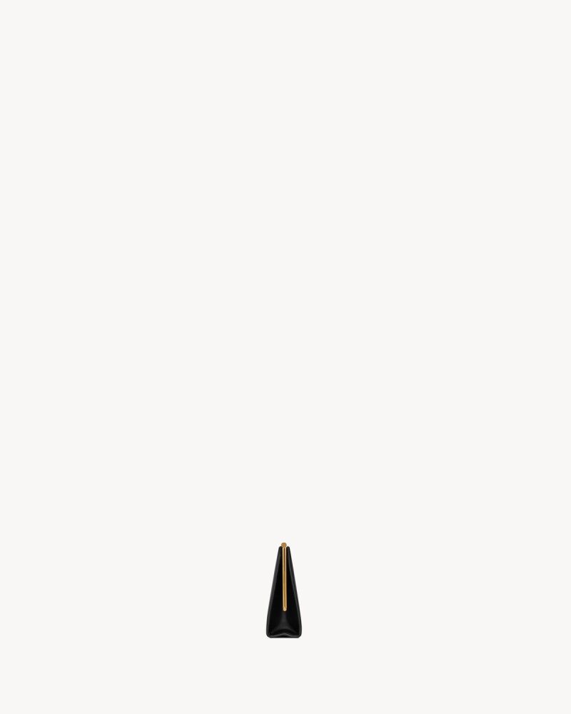 YSL Midnight Small Clutch In Smooth Leather - Image 4