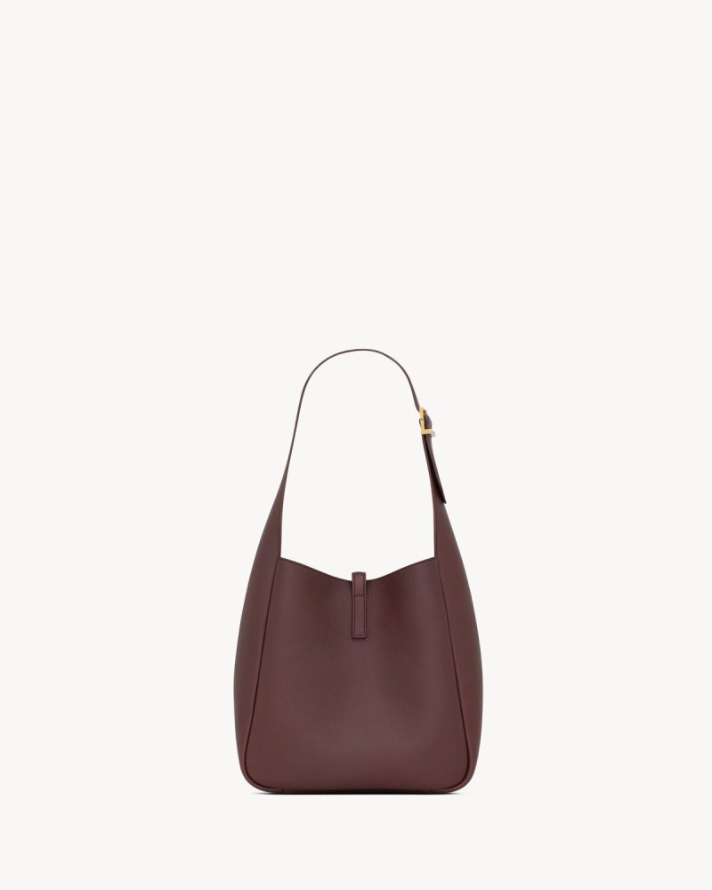 YSL LE 5 à 7 Supple Small in Grained Leather - Image 4