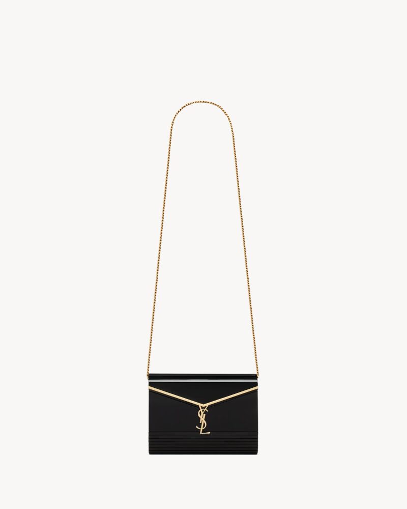 YSL Vicky Miniaudiere In Plexiglass